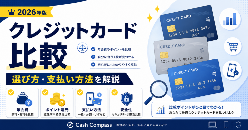 クレジットカード比較｜選び方・支払い方法を解説